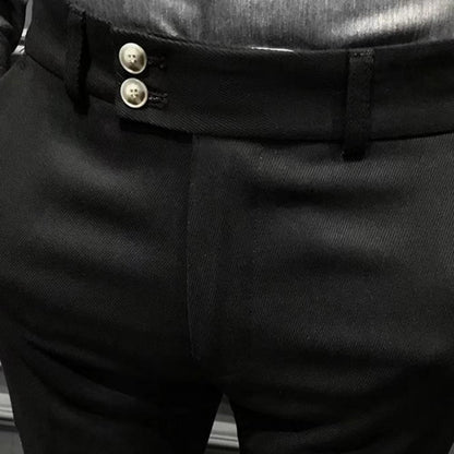 Sharp Line Slim Fit Suit Pants