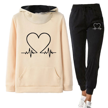 Unisex Printed Hoodie & Pants Set
