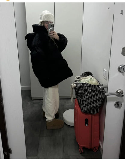 FrostAura Oversized Padded Parka Coat