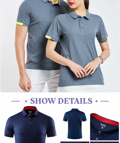Swift Dry Lapel Polo Fitness Shirt