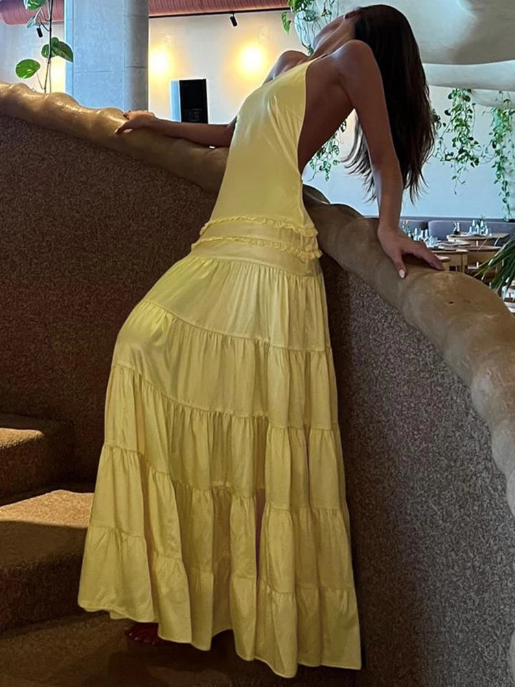 Enchanted Grace One-Shoulder Maxi Dress