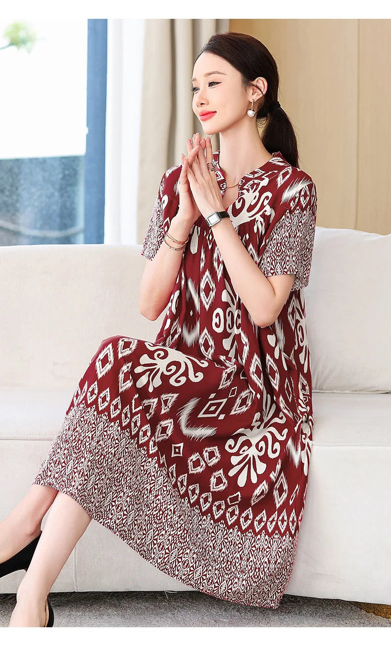 Plus Size Cotton Sleep Dress