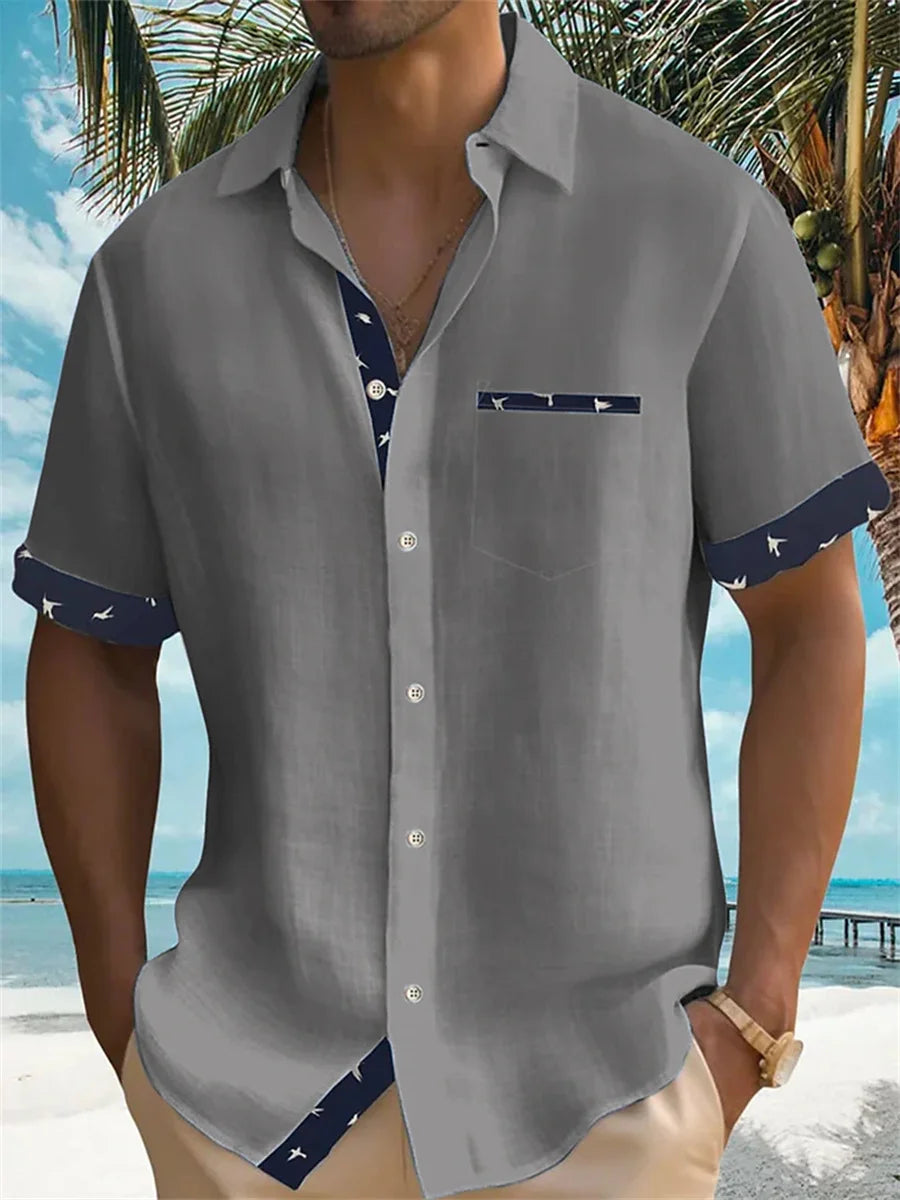 Tropic Vibe Men's Beach Shirt