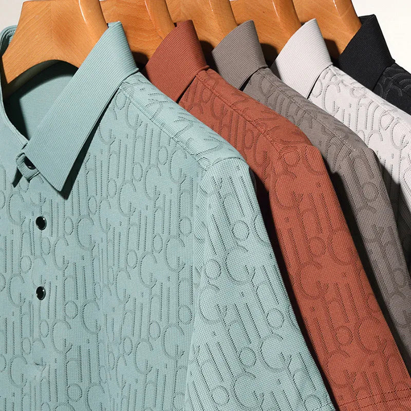 Printed Business Casual Polo