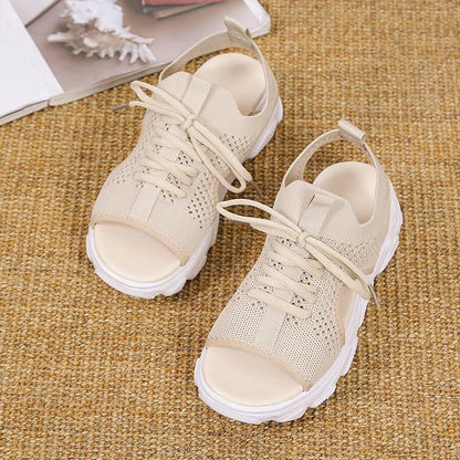 Breeze Lift Lace-Up Platform Sandals