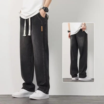 Letter Print Jeans