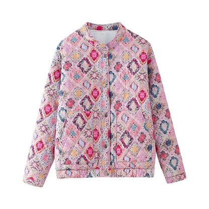 Autumn Breeze Printed Cotton Jacket