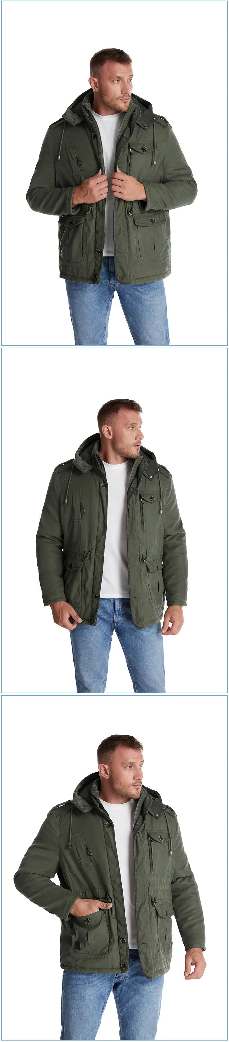 Mountain Trail Hooded Fleece Parka