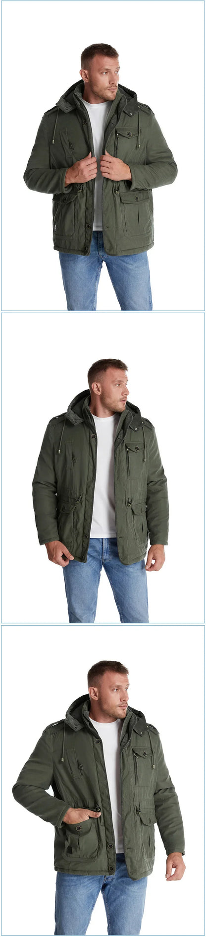 Mountain Trail Hooded Fleece Parka