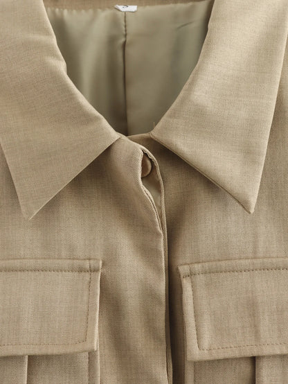 Casual Blazer Pants Set