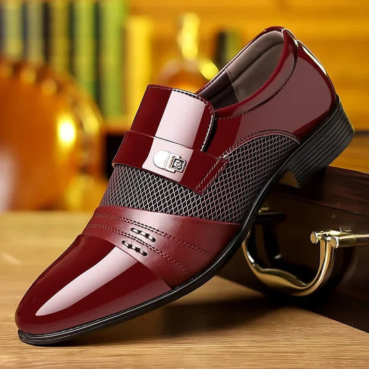 Regal Step Wine Red Loafers