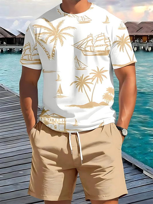 Boho Print Men's Summer Set