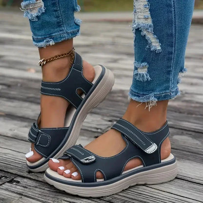 Elegant Sporty Wedge Sandals
