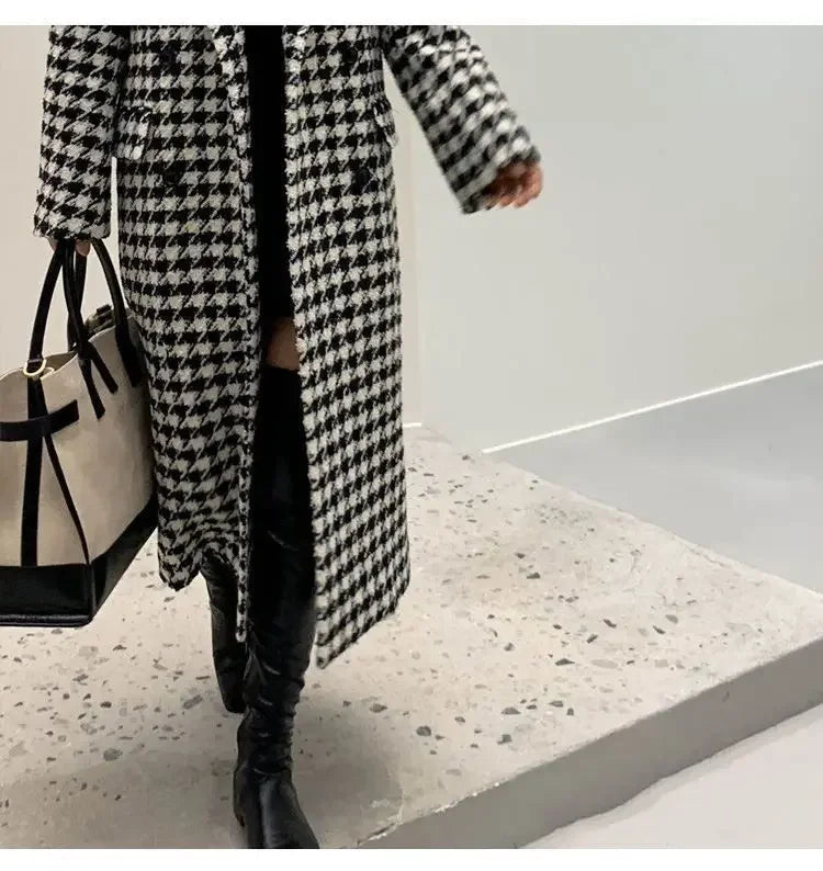 Heritage Check Woolen Overcoat