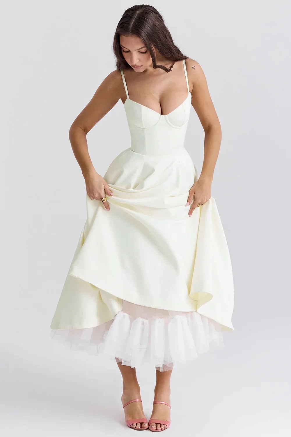 Love Is Love Floral Midi Mini Dress