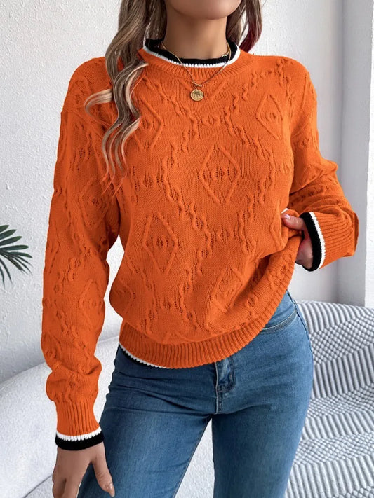 Elegant Multicolor Vintage Sweater