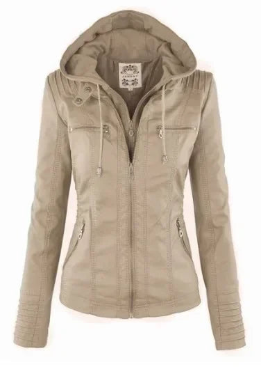 Luxe Rider Faux Leather Moto Jacket