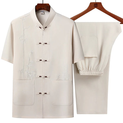 Tailored Two-Piece Summer Outfit