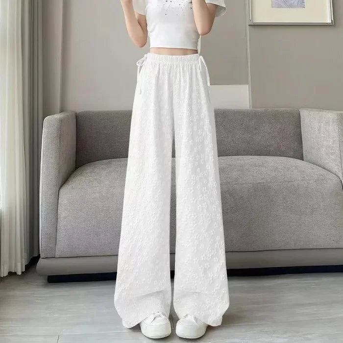 Floral Wide-Leg Pants