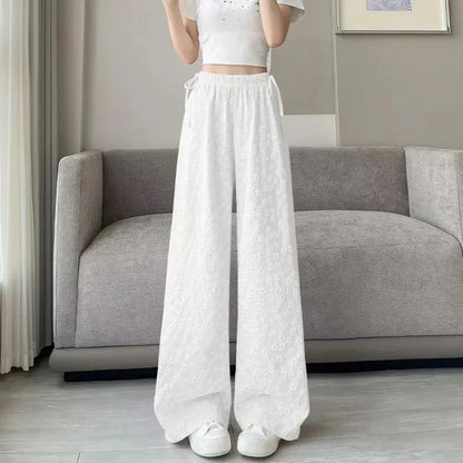 Floral Wide-Leg Pants
