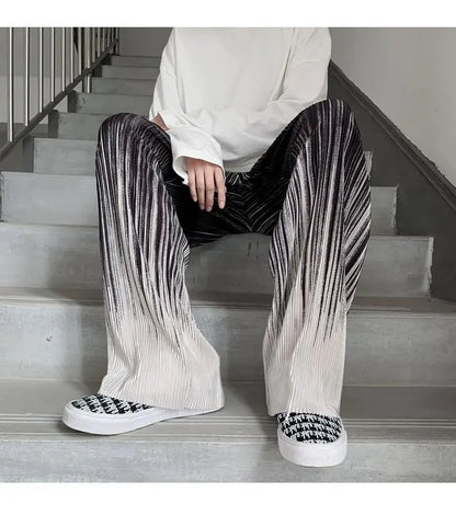 Silken Flow Harajuku Wide Leg Pants