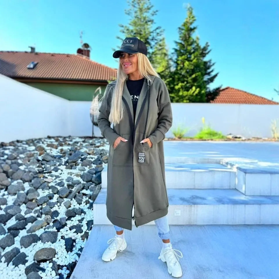 Women’s Casual Hooded Fleece Jacket