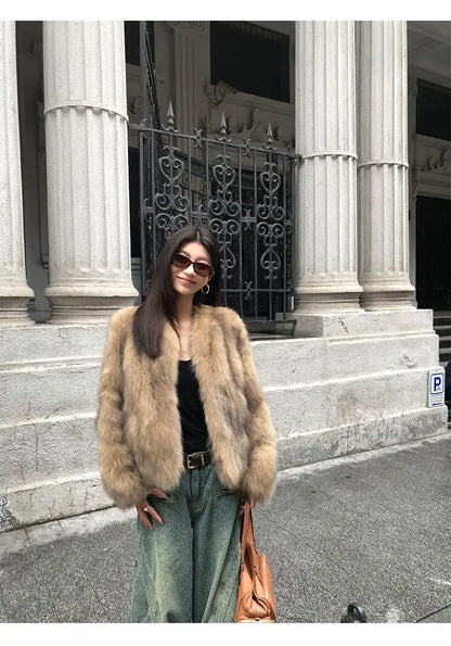 Women’s Short Fur Jacket