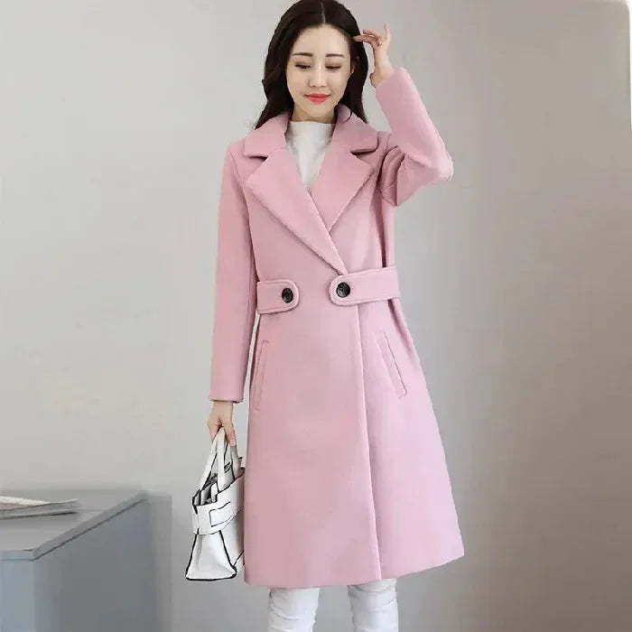 Korea Luxe Plus Woolen Overcoat