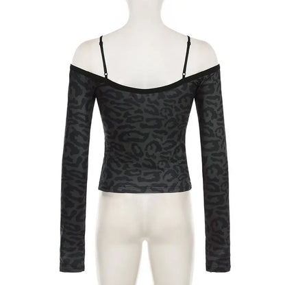 Lace Fierce Off-Shoulder Crop Top