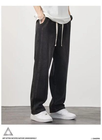 Letter Print Jeans