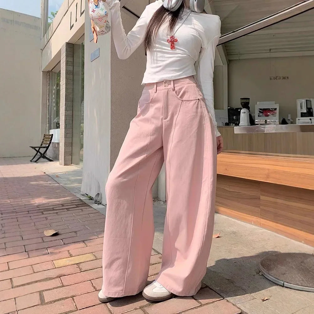 New Style High Waist Casual Pants