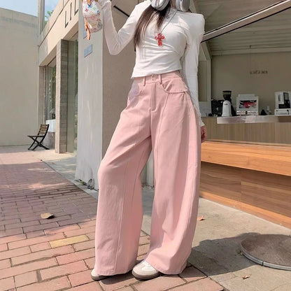 New Style High Waist Casual Pants