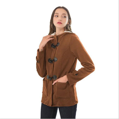 Hooded Zip Up Overcoat
