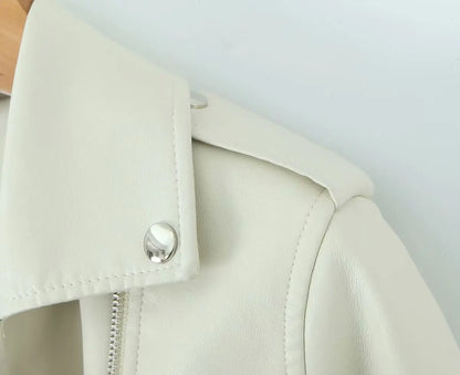 Chic Rider Short PU Leather Jacket