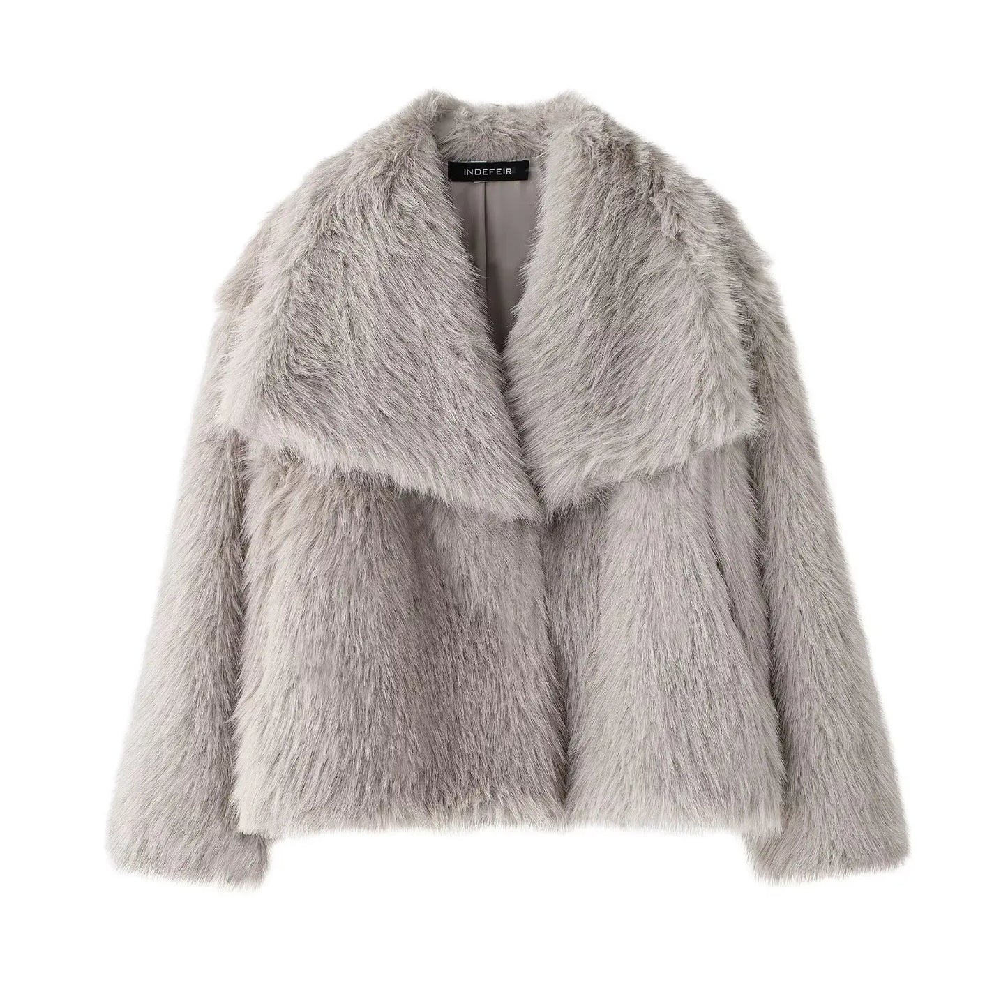 Women’s Cropped Faux Fur Jacket