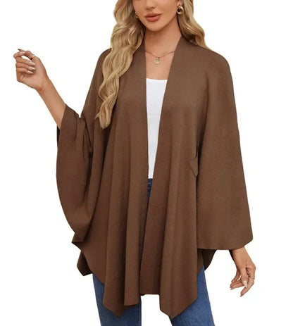 Soft V-Neck Shawl Wrap