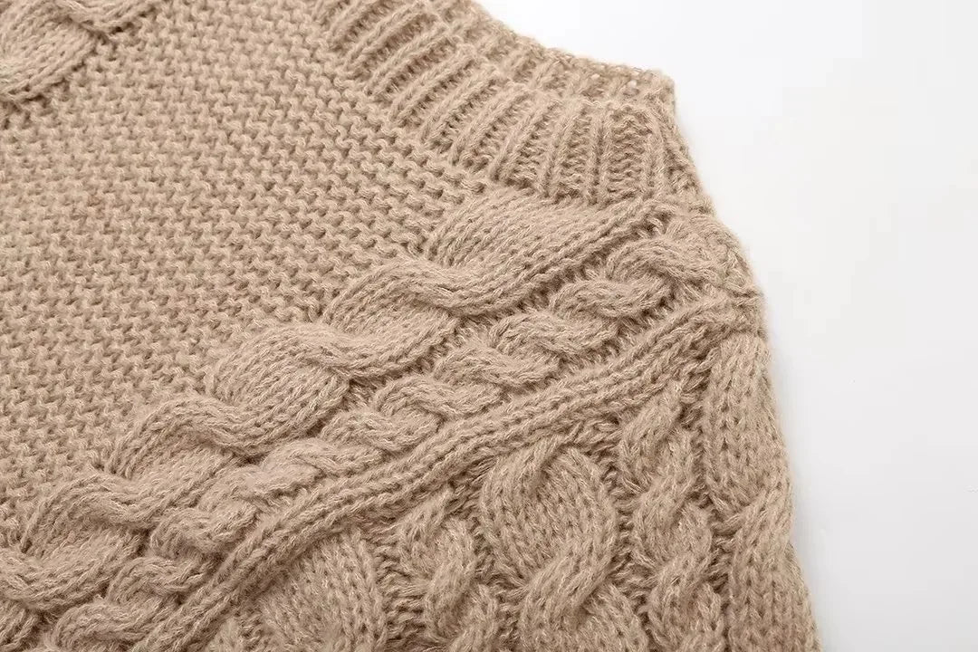 Twist Loom Chunky Knit Pullover Sweater