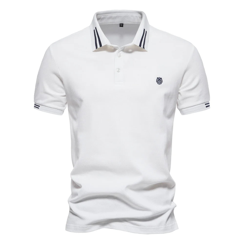 Cotton Solid Men's Polo