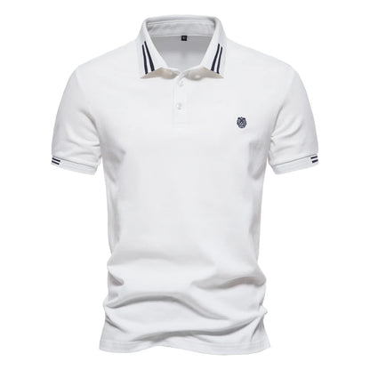 Cotton Solid Men's Polo