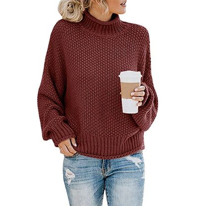 Snug Aura Turtleneck Knit Sweater