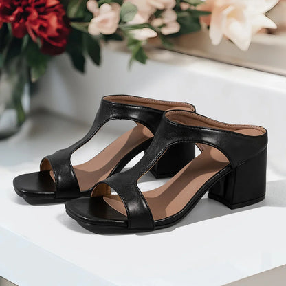 Trendy Slip-On Fish Mouth Beach Slippers