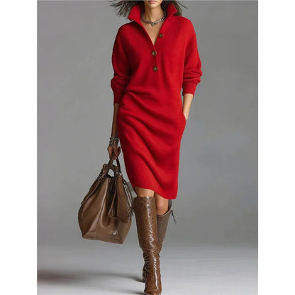 Women’s Mid-Length Button-Up Sweater