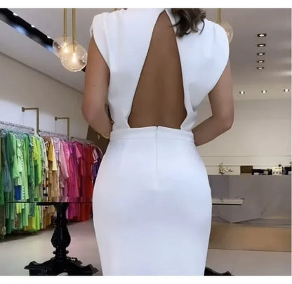 Urban Allure Asymmetric Bodycon Dress