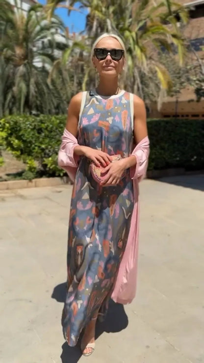 Boho Elegance Two-Piece Dress Set
