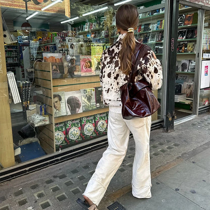 Spotted Style Vintage Short Jacket