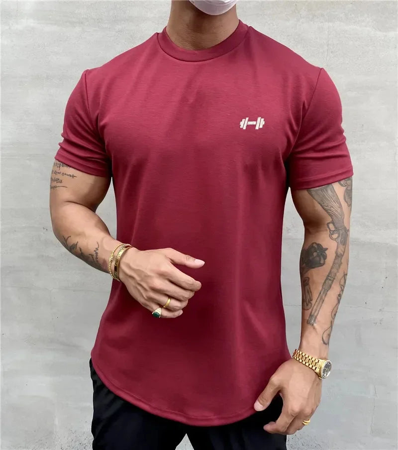 Slim Fit Cotton Gym T-Shirt