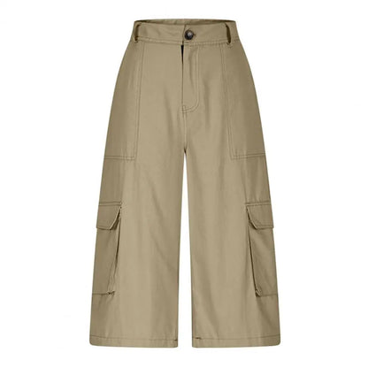 Flow Ease Mid-Waist Cropped Pants