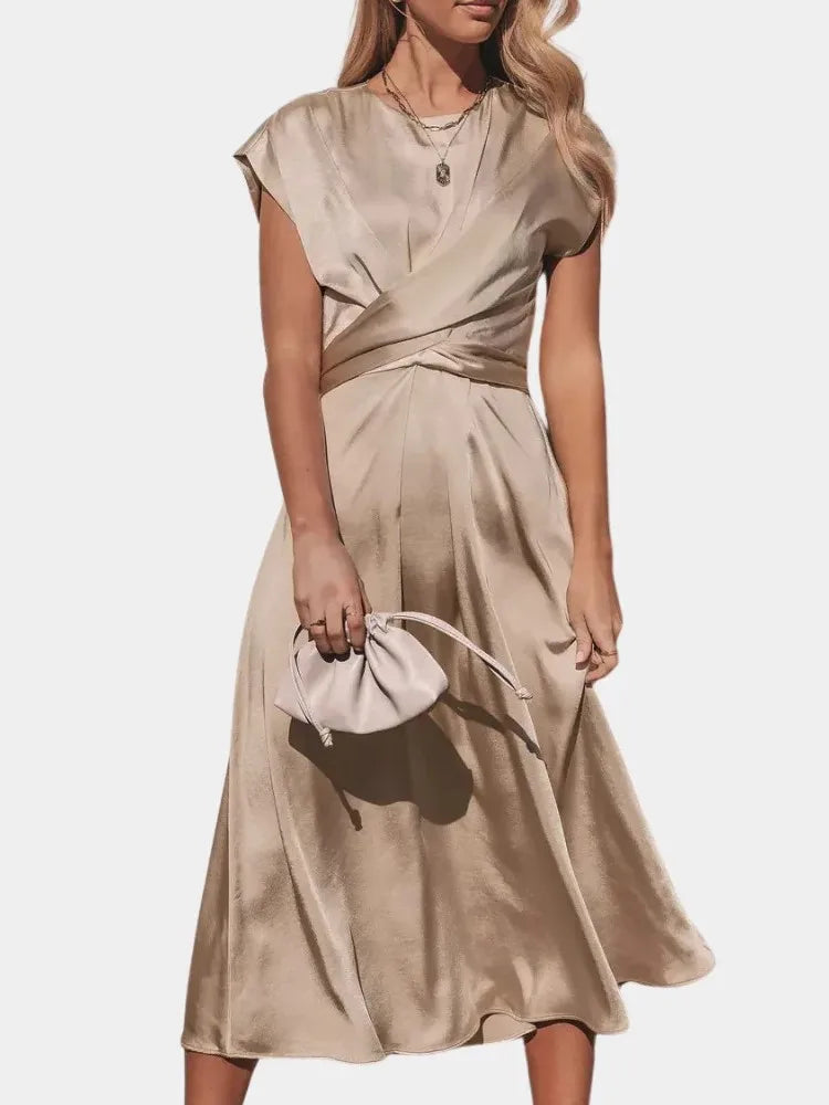 Lumi Satin Elegant Evening Dress