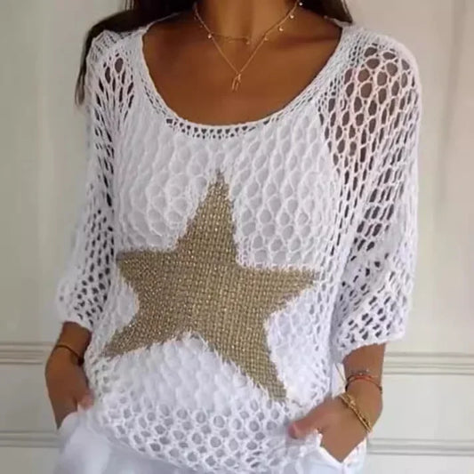 Starline Elegance Knit Commuter Top
