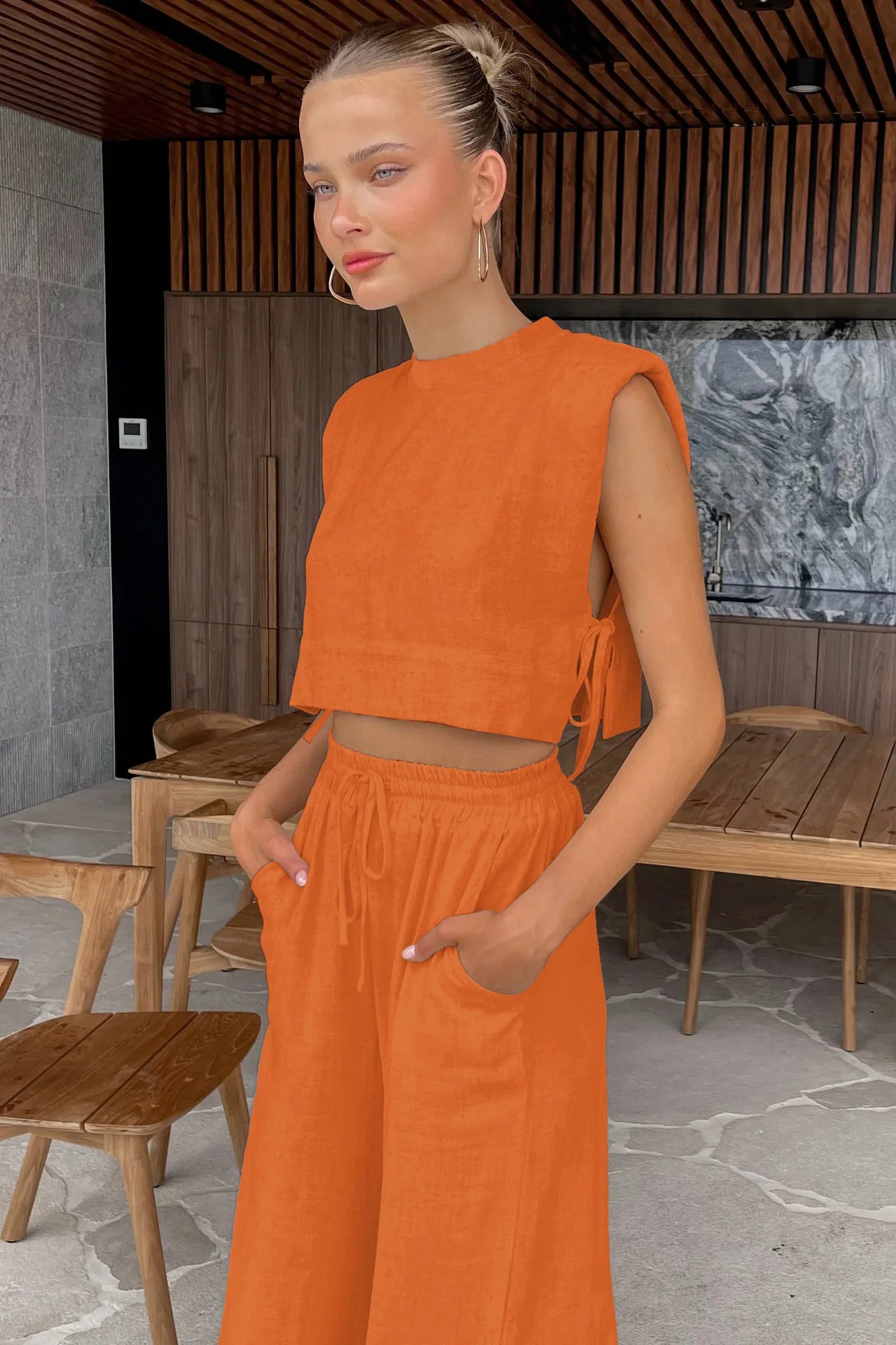 Chic Harmony Wide-Leg Pant Set